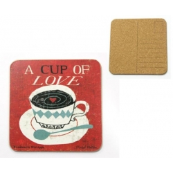 Podkładki " a cup of Love"