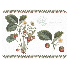 Podkładki na stół z  serii Kew Gardens Wild Strawberries