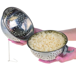 kula do gotowania ryżu i warzyw  fi. 14 cm - stal nierdzewna