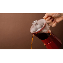 La Cafetière Szklany Ekspres do Kawy Verona Czerwony 290 ml